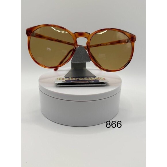 NEW Vintage Sunglasses | Non RX | Brown Tortoise Plastic Style | 1990s | #866 main image 10